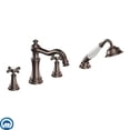 thumbnail image 1 of Moen Weymouth TS21102 Roman Tub Faucet with Hand Shower, 1 of 2