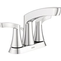 Moen WS84633 Danika Two-Handle High Arc Bathroom Faucet, Chrome