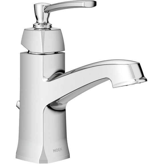 MOEN WS84923 Conway Single Handle Single Hole Bathroom Faucet in Chrome