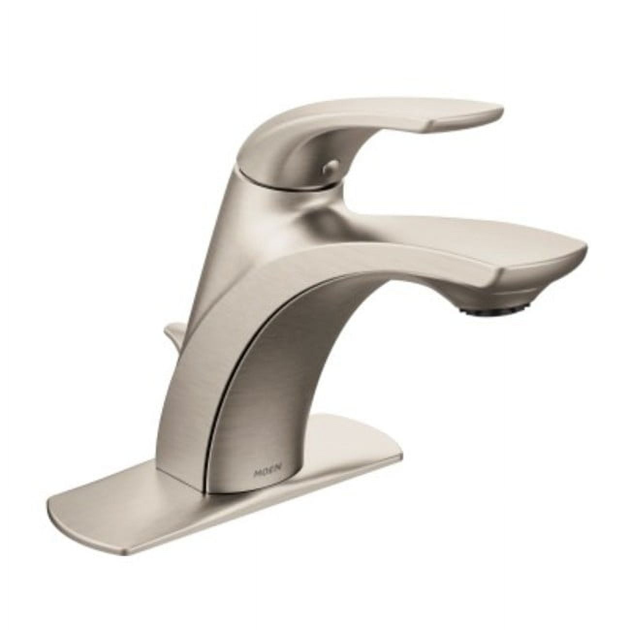 Zarina Spot Resist Brushed Nickel Single Handle Bathroom Faucet