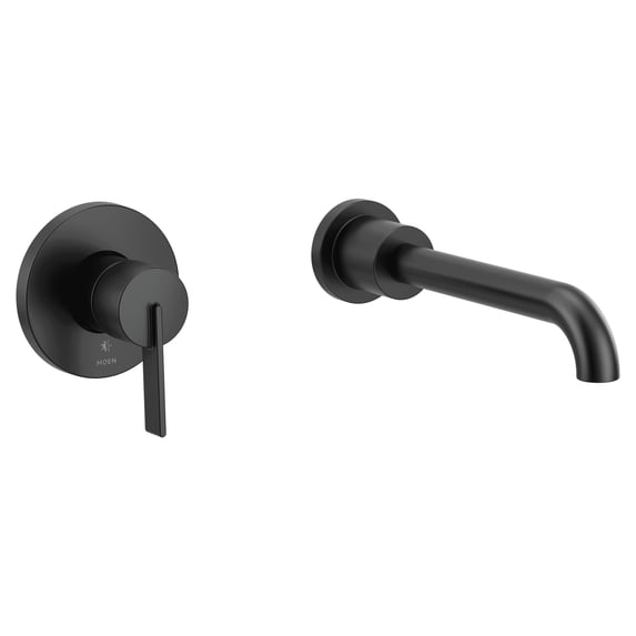 Moen WT6221BL Cia Wall Mounted Tub Filler - Black