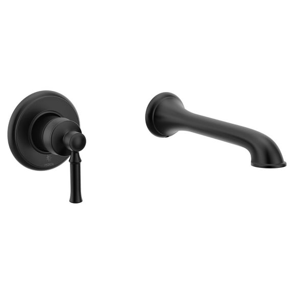 Moen Wt681 Dartmoor Wall Mounted Tub Filler - Black