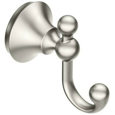 Moen Wynford Brushed Nickel Double Robe Hook