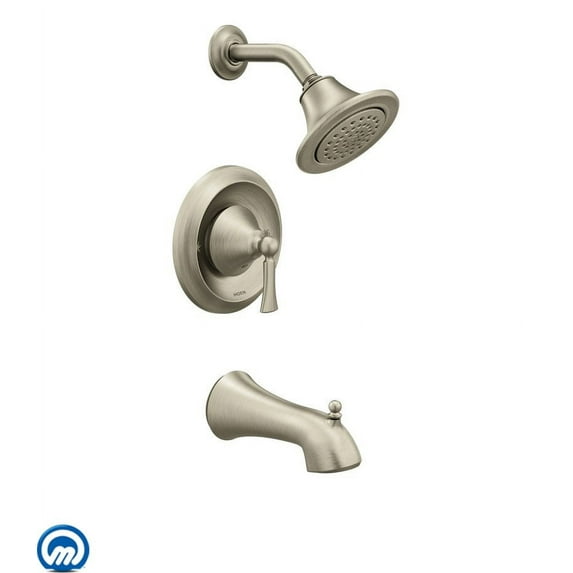 Moen Wynford Brushed Nickel Posi-Temp(R) Tub/Shower