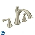 thumbnail image 1 of Moen Wynford Brushed Nickel Two-Handle Roman Tub Faucet, 1 of 3