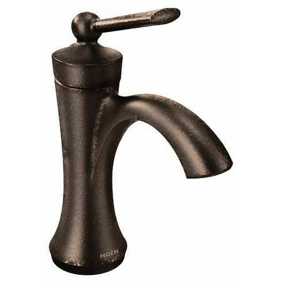 Moen Wynford Oil Rubbed Bronze One-Handle Bathroom Faucet