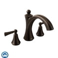 thumbnail image 1 of Moen Wynford Oil Rubbed Bronze Two-Handle Roman Tub Faucet, 1 of 3