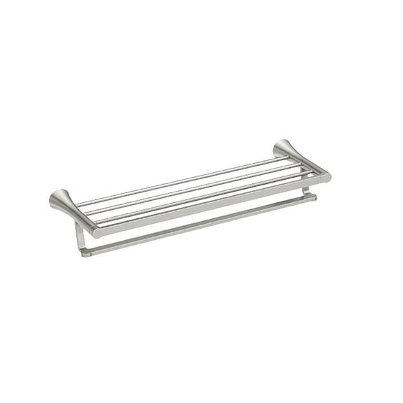 Moen Y0794BN Mikah Series Towel Shelf, Brushed Nickel