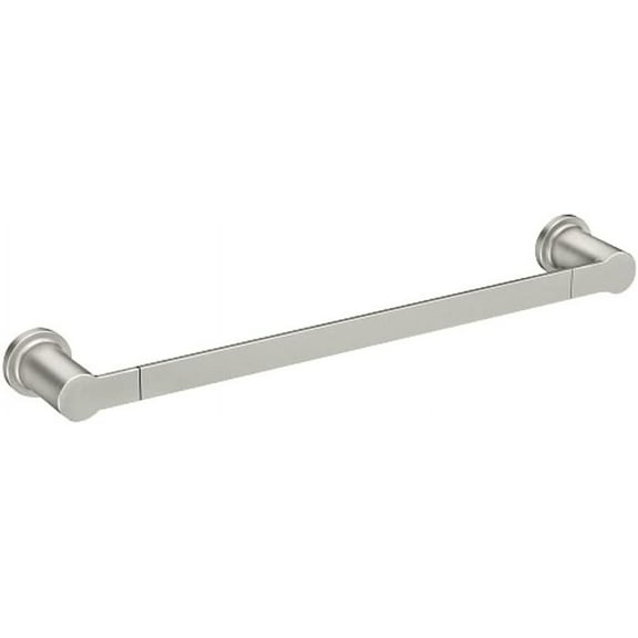 Moen Rinza Towel Bar - Brushed, Spot Resist, Wall Mount - 24 Inch, Brushed Nickel