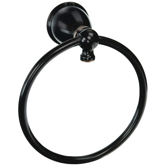 Moen Y3186BRB Caldwell Mediterranean Bronze Towel Ring,
