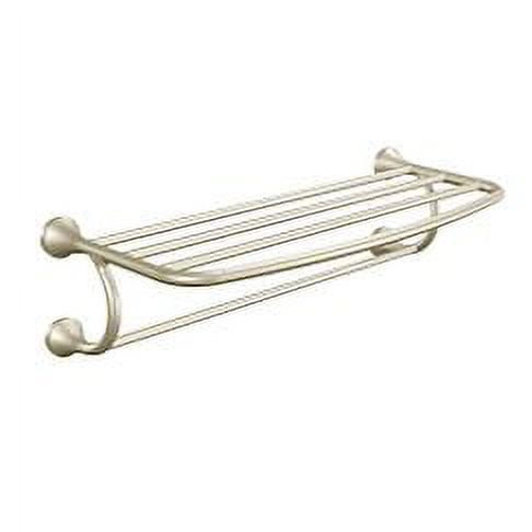 Eva Distressed Bronze Wall Mounted Towel Shelf with 5 Bars