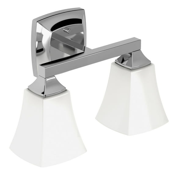 Moen YB5162CH Voss 2 Light Bathroom Light Fixture Chrome
