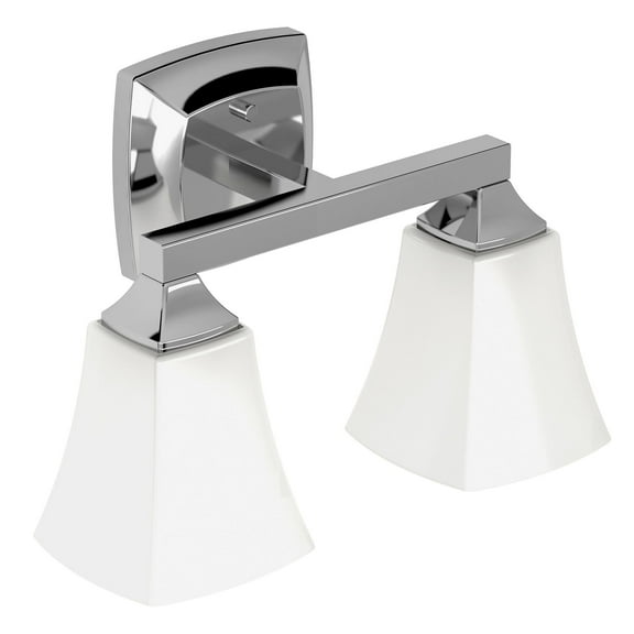 Moen YB5162CH Voss 2 Light Bathroom Light Fixture Chrome