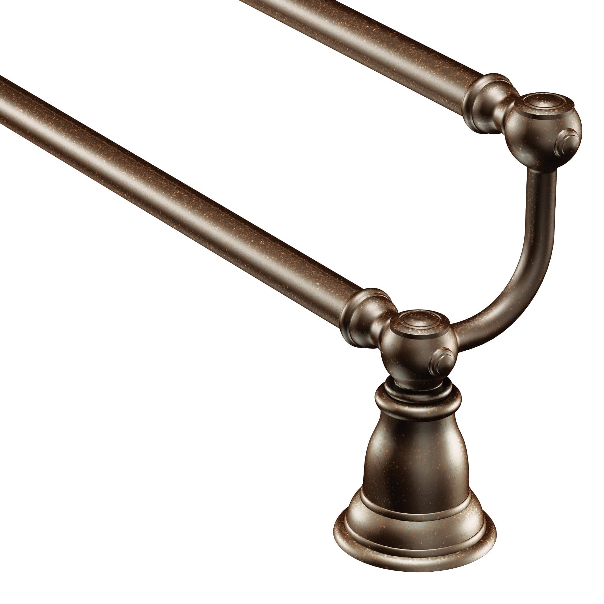 Kingsley Oil Rubbed Bronze 24" Double Wall Mounted Towel Bar