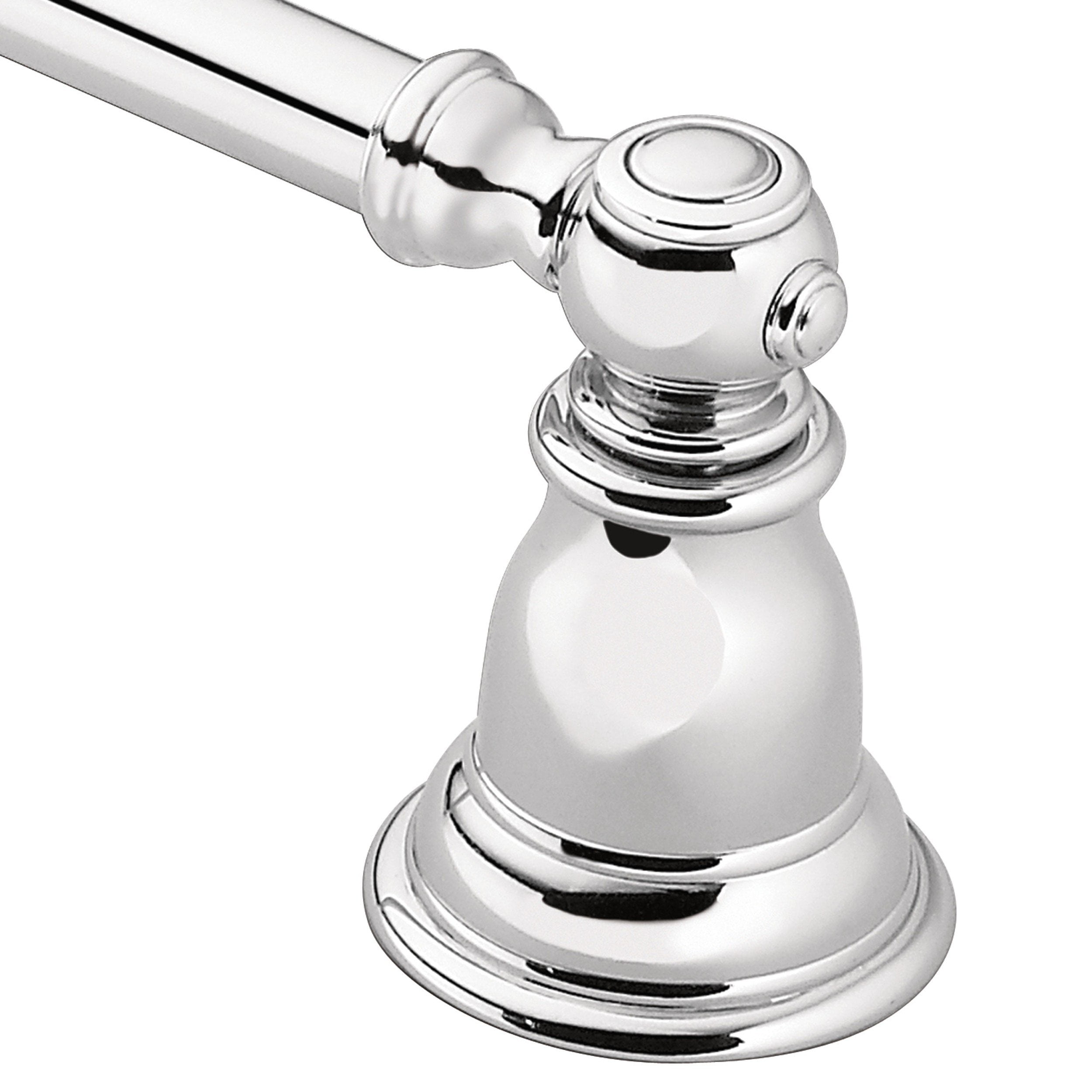 Kingsley 24-Inch Chrome Wall Mounted Towel Bar