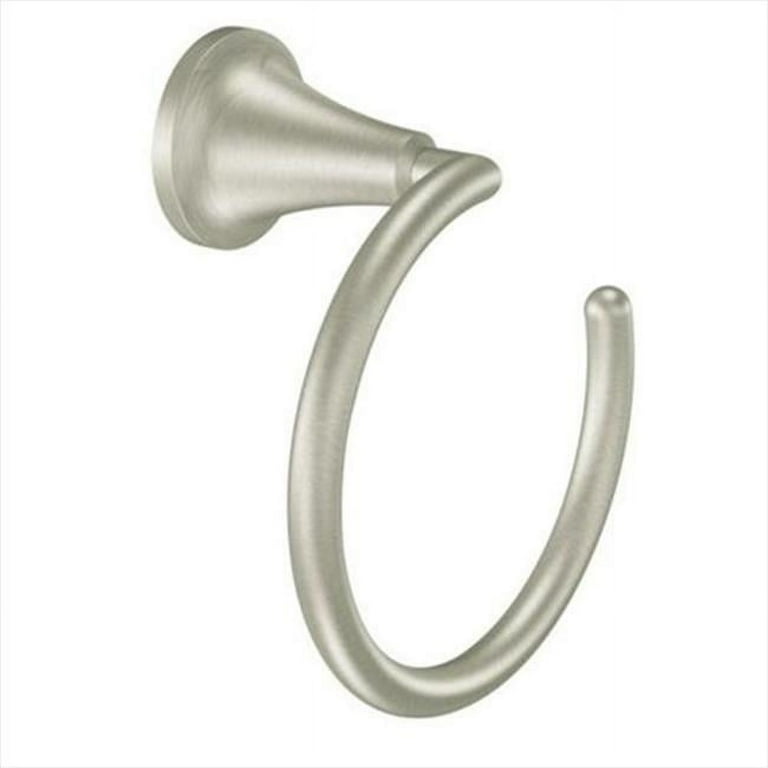 Moen Icon Brushed Nickel Wall Mount Towel Ring Moen Icon Brushed Nickel Wall Mount Towel Ring