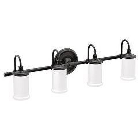 Moen YB6464BL Belfield four globe bath light