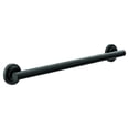 thumbnail image 1 of Moen Iso Matte Black Bathroom Safety 24-Inch Stainless Steel Modern Bathroom Grab Bar, 1 of 5