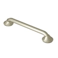 thumbnail image 1 of Moen Eva Brushed Nickel Bathroom Safety 24-Inch Stainless Steel Transitional Bathroom Grab Bar, 1 of 6