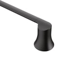 thumbnail image 1 of Moen Yb0218 Doux 18" Wall Mounted Towel Bar - Black, 1 of 4