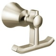 thumbnail image 1 of Moen Yb0303 Flara Double Robe Hook - Nickel, 1 of 3