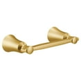 thumbnail image 1 of Moen YB0308 Flara Wall Mounted Pivoting Toilet Paper Holder, Gold, 1 of 2