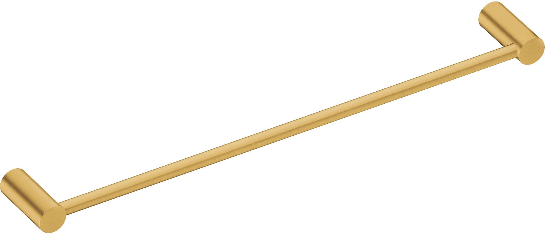 24-Inch Brushed Gold Wall Mounted Towel Bar