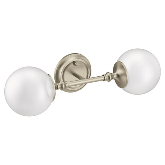 Moen Yb0562 Colinet 2 Light 21" Wide Bathroom Vanity Light - Nickel