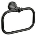 thumbnail image 1 of Moen Yb0586 Colinet 7-1/2" Wall Mounted Towel Ring - Black, 1 of 7