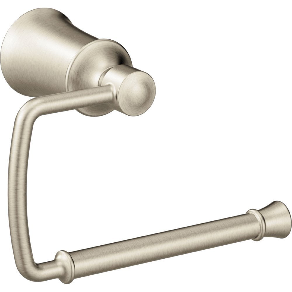 Moen YB2108BN Dartmoor Wall Mount Toilet Tissue Holder in Brushed Nickel