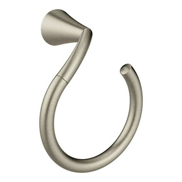 Moen Yb2386 Glyde 6" Wall Mounted Towel Ring - Nickel