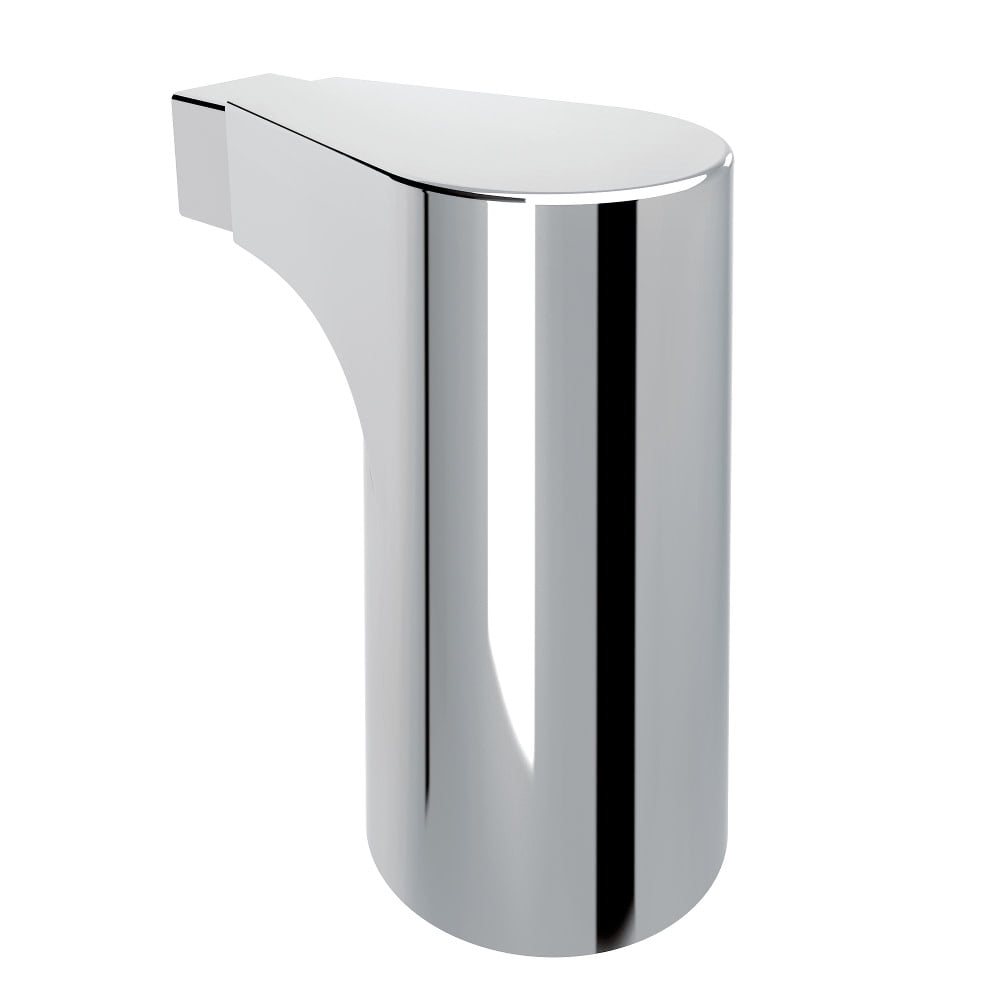 Chrome Wall Mounted Modern Towel Bar Post