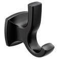 thumbnail image 1 of Moen YB5103BL Voss Matte Black Double Robe Hook, 1 of 7