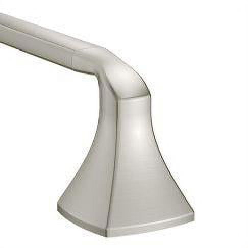 Polished Nickel 24-Inch Modern Wall Mounted Towel Bar