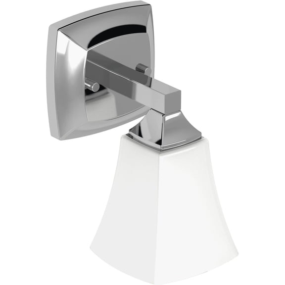 Moen Yb5161 Voss 10" Tall 1 Light Reversible Bathroom Sconce - Chrome
