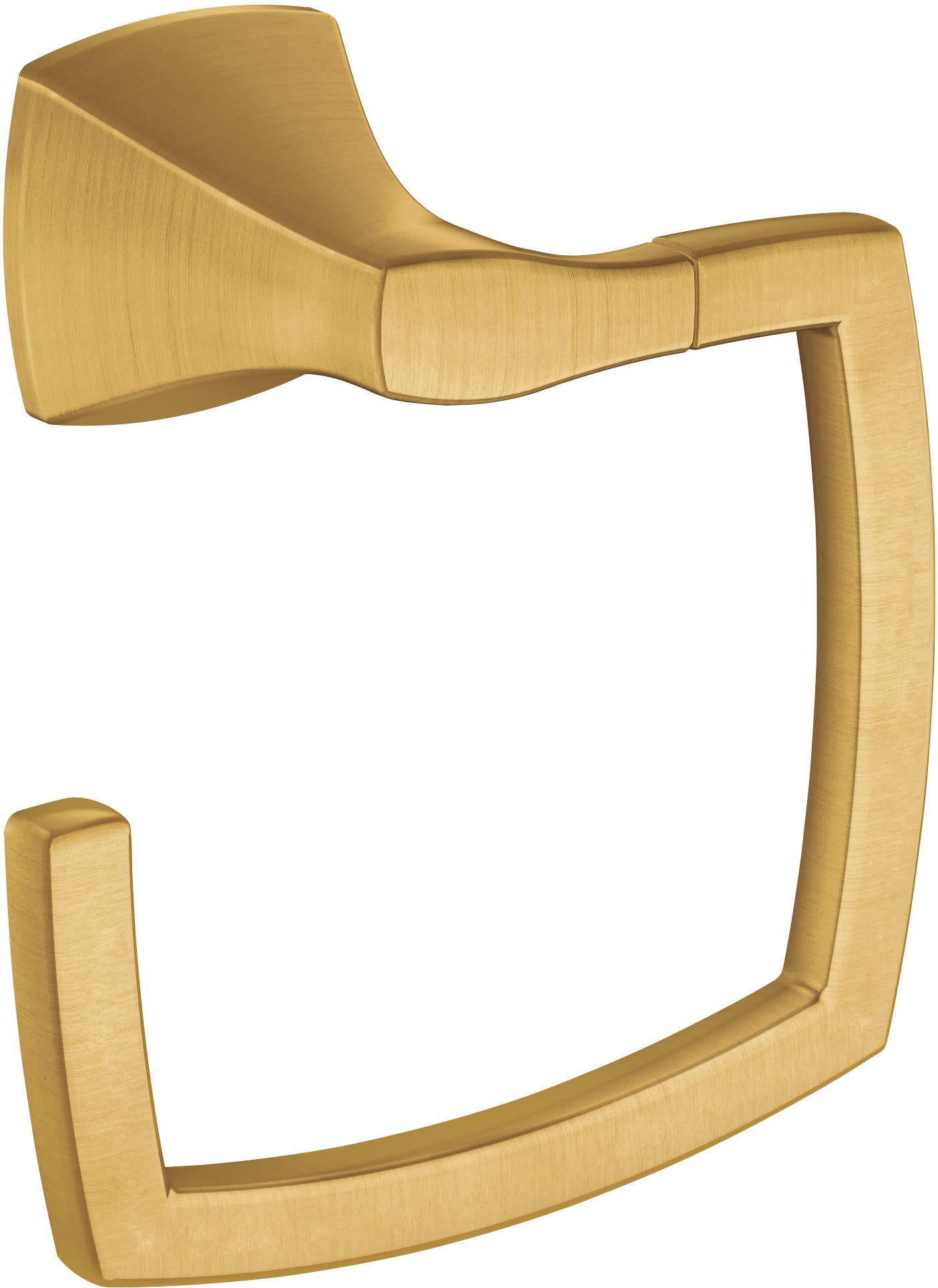 Polished Nickel Modern Wall Mounted Towel Ring