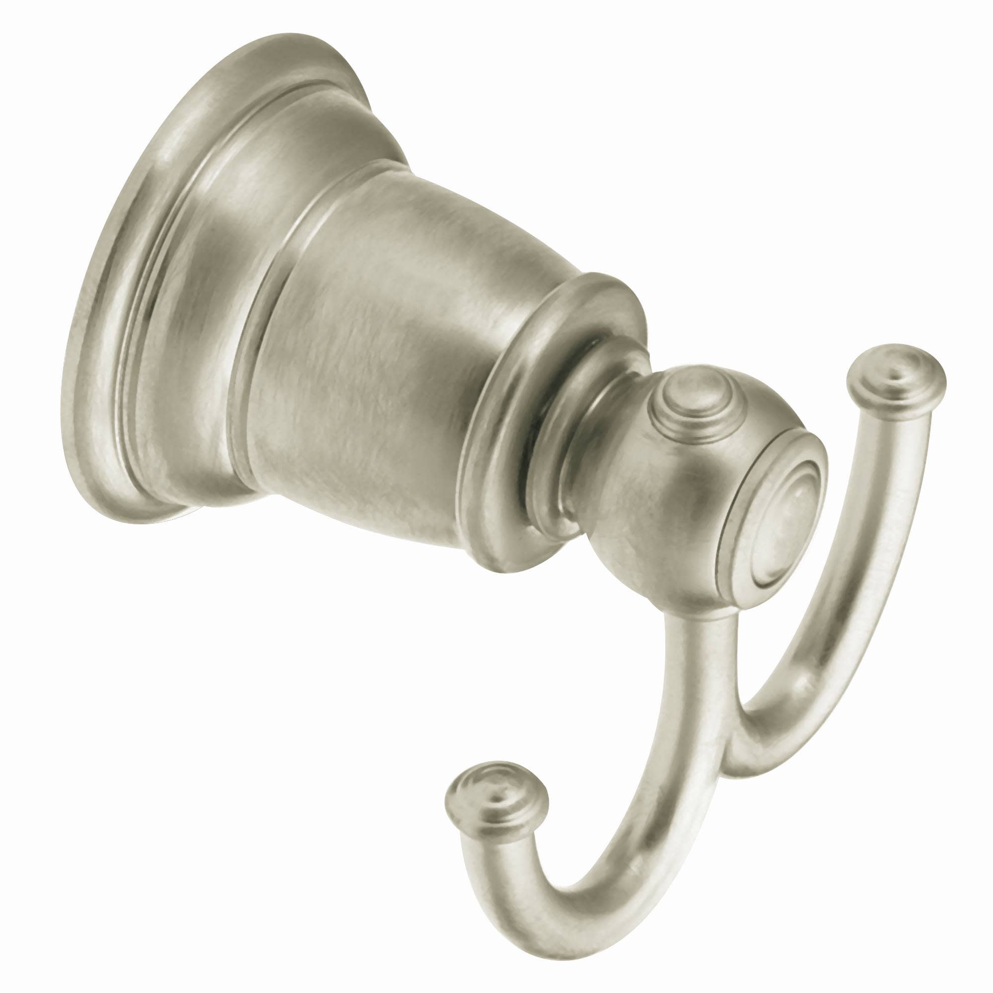 Moen Yb5403 Kingsley Double Robe Hook - Nickel 