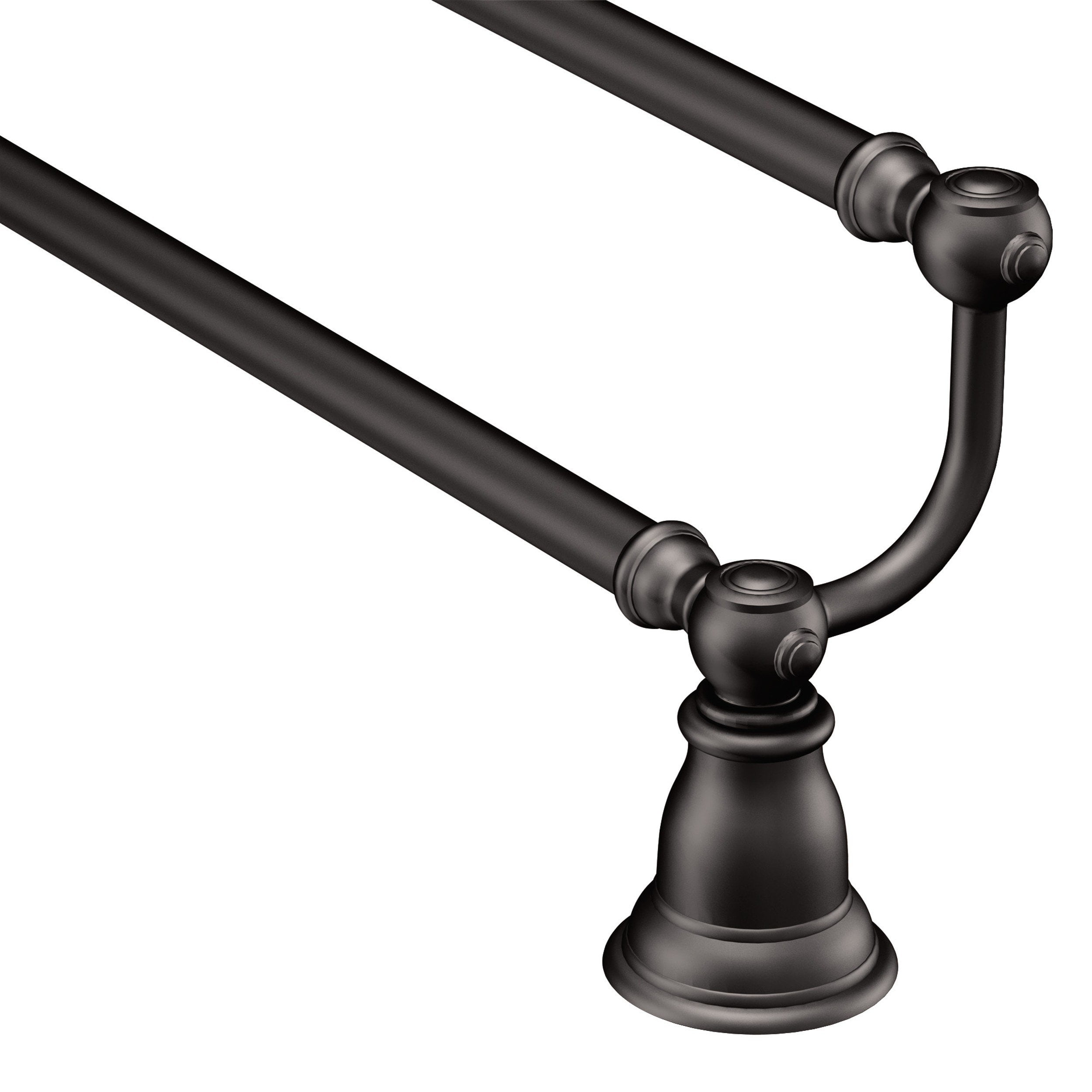 Moen Kingsley Oil Rubbed Bronze 24 Double Towel Bar Walmart