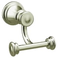 thumbnail image 1 of Moen Belfield Polished Nickel Double Robe Hook, 1 of 6