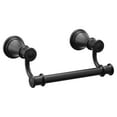 thumbnail image 1 of Moen Yb6408 Belfield Double Post Toilet Paper Holder - Black, 1 of 4