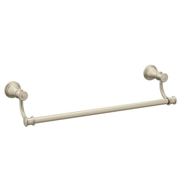 Moen YB6418BN Belfield 18 in. Towel Bar in Brushed Nickel