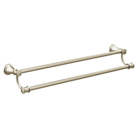 Moen Yb6422 Belfield 24" Double Towel Bar - Nickel