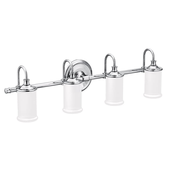 Moen YB6464CH Belfield 4 Light 33" Wide Bathroom Vanity Light - Chrome