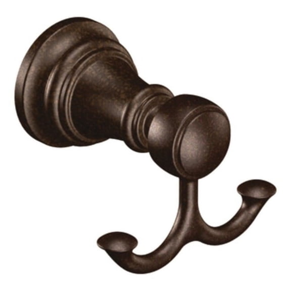 Creative Specialties YB8403ORB Moen Weymouth Double Robe Hook in Oil Rubbed Bronze
