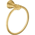 thumbnail image 1 of Moen Yb8486 Weymouth 6-1/2" Towel Ring - Gold, 1 of 7