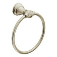 thumbnail image 1 of Moen YB8486NL Weymouth Towel Ring in Polished Nickel, 1 of 3