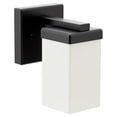 thumbnail image 1 of Moen Yb8861 90 Degree 8" Tall 1 Light Reversible Bathroom Sconce - Black, 1 of 7