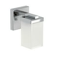 thumbnail image 1 of Moen YB8861CH 90 Degree 1-Light Dual-Mount Bath Bathroom Vanity Fixture with Frosted Glass, Chrome, 1 of 7