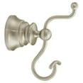 thumbnail image 1 of Moen YB9803BN Brushed Nickel Double Robe Hook in Brushed Nickel, 1 of 7