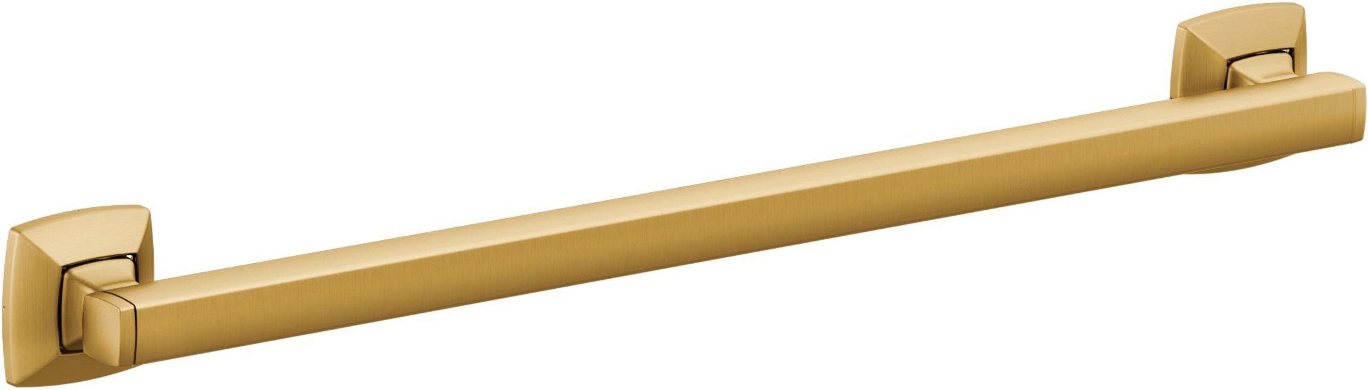 Brushed Gold 18-Inch Stainless Steel Wall Mount Handrail